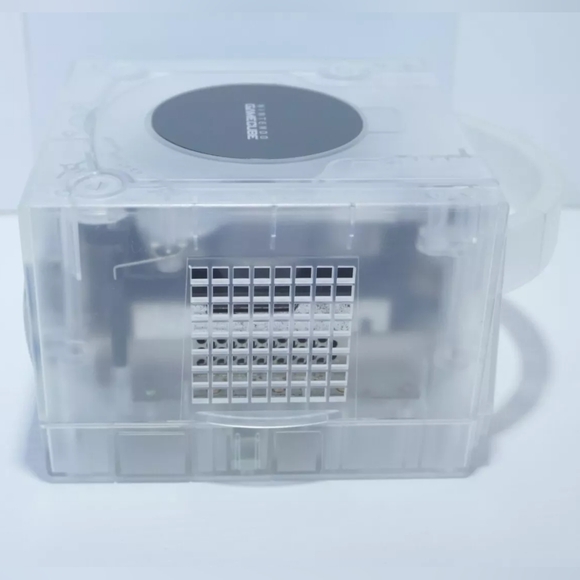 Transparent Clear Nintendo GameCube Console DOL-001 (USA) with OEM Controller - Picture 8 of 11